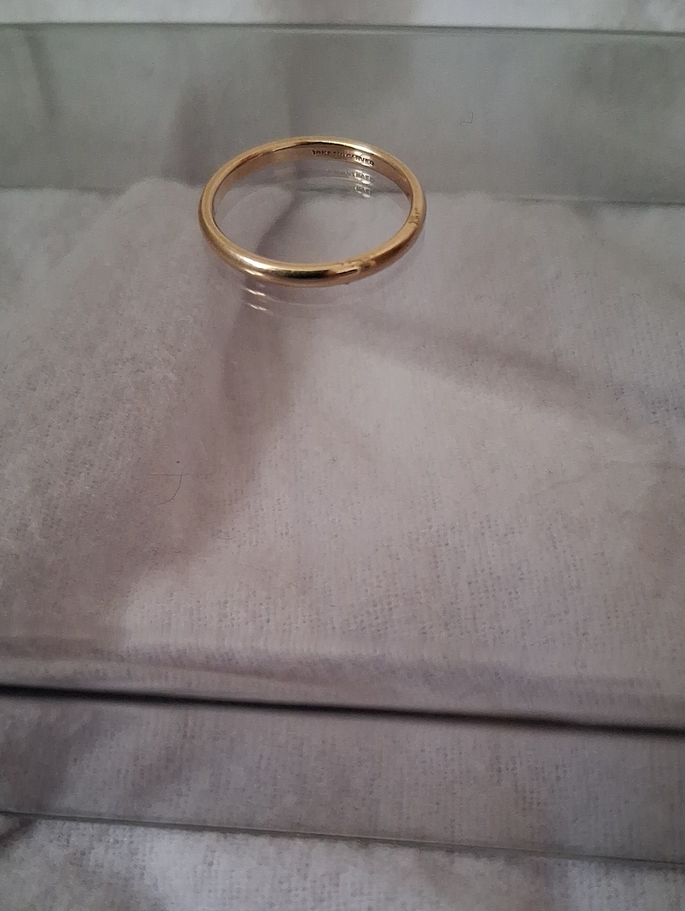 Classic Gold Tone Women’s Slim Band Ring - Gold